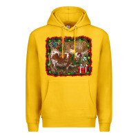 Lemon christmas farm animals Premium Hoodie - RanaPortraitStore