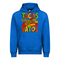 Cobalt tacos before vatos Urban Hoodie - Zillion Design Studio