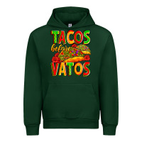 Forest Green tacos before vatos Urban Hoodie - Zillion Design Studio