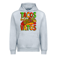 Heather Grey tacos before vatos Urban Hoodie - Zillion Design Studio