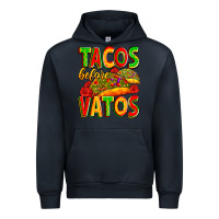 Navy tacos before vatos Urban Hoodie - Zillion Design Studio