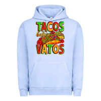 Pigment Grape Ice tacos before vatos Urban Hoodie - Zillion Design Studio