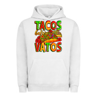 Pigment Lunar Rock tacos before vatos Urban Hoodie - Zillion Design Studio