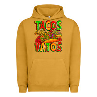 Pigment Peanut Butter tacos before vatos Urban Hoodie - Zillion Design Studio