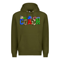 Army Green coach Premium Hoodie - Zillion Design Studio