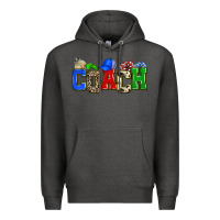 Charcoal Heather coach Premium Hoodie - Zillion Design Studio