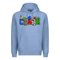 Colony Blue coach Premium Hoodie - Zillion Design Studio