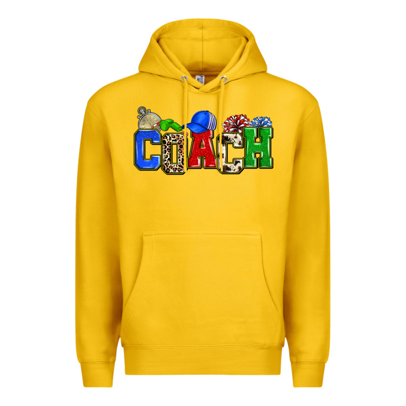 Coach Premium Hoodie by Zillion Design Studio | Teevron