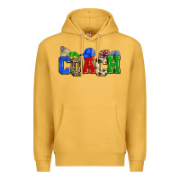 Mustard coach Premium Hoodie - Zillion Design Studio