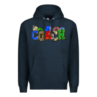 Navy coach Premium Hoodie - Zillion Design Studio