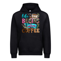 Black life begins after coffee Urban Hoodie - Zillion Design Studio
