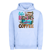 Pigment Grape Ice life begins after coffee Urban Hoodie - Zillion Design Studio