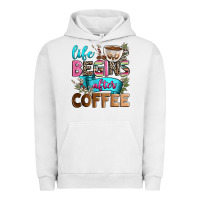 Pigment Lunar Rock life begins after coffee Urban Hoodie - Zillion Design Studio