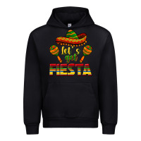 Black Let's Get Fiesta Urban Hoodie - texasbilliewilder