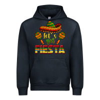 Navy Let's Get Fiesta Urban Hoodie - texasbilliewilder