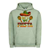 Pigment Oil Green Let's Get Fiesta Urban Hoodie - texasbilliewilder