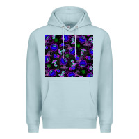 Blue Mist Halloween Premium Hoodie - texasbilliewilder