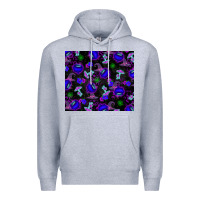 Heather Grey Halloween Premium Hoodie - texasbilliewilder