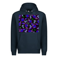 Navy Halloween Premium Hoodie - texasbilliewilder