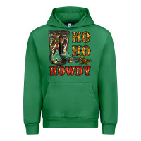 Emerald christmas cowboy boots ho ho howdy Urban Hoodie - RanaPortraitStore