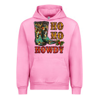 Fuchsia Pink christmas cowboy boots ho ho howdy Urban Hoodie - RanaPortraitStore