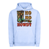 Pigment Grape Ice christmas cowboy boots ho ho howdy Urban Hoodie - RanaPortraitStore