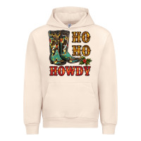 Sandshell christmas cowboy boots ho ho howdy Urban Hoodie - RanaPortraitStore