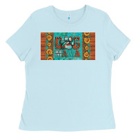 Baby Blue dog mama license plate Ladies Tee - Artiststas