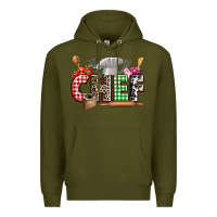 Army Green Chef Premium Hoodie - Zillion Design Studio