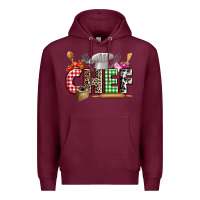 Burgundy Chef Premium Hoodie - Zillion Design Studio