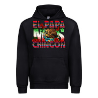 Black El Papa Mas Chingon Urban Hoodie - texasbilliewilder