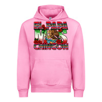 Fuchsia Pink El Papa Mas Chingon Urban Hoodie - texasbilliewilder
