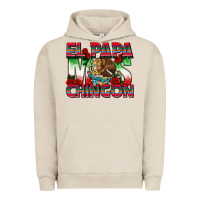 Pigment French Oak El Papa Mas Chingon Urban Hoodie - texasbilliewilder