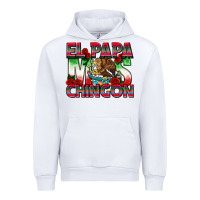 White El Papa Mas Chingon Urban Hoodie - texasbilliewilder