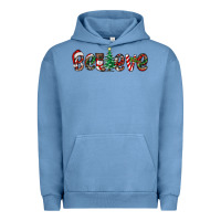 Pigment Pebble Blue christmas believe Urban Hoodie - RanaPortraitStore