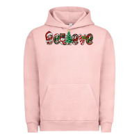 Pigment Salmon christmas believe Urban Hoodie - RanaPortraitStore