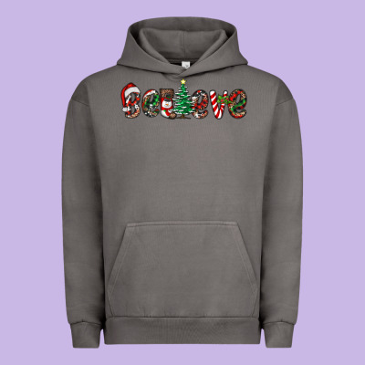 Christmas Believe Urban Hoodie Designed By Ranaportraitstore