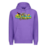 Purple bartender Premium Hoodie - Zillion Design Studio