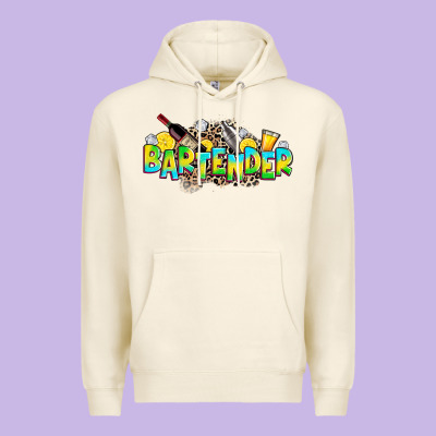 Bartender Premium Hoodie Designed By Zillion Design Studio