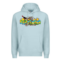 Blue Mist bartender Premium Hoodie - Zillion Design Studio
