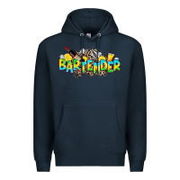 Navy bartender Premium Hoodie - Zillion Design Studio