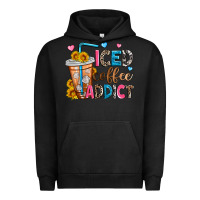 Pigment Black iced coffee addict Urban Hoodie - Zillion Design Studio