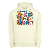 Pigment Pistachio iced coffee addict Urban Hoodie - Zillion Design Studio