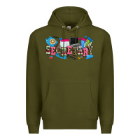 Army Green secretary Premium Hoodie - Zillion Design Studio