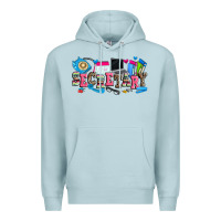 Blue Mist secretary Premium Hoodie - Zillion Design Studio
