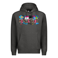 Charcoal Heather secretary Premium Hoodie - Zillion Design Studio