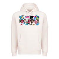 Pale Pink secretary Premium Hoodie - Zillion Design Studio