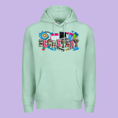 Secretary Premium Hoodie Designed By Zillion Design Studio