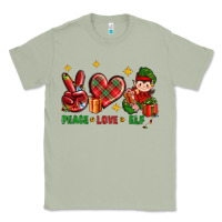Matcha Peace Love Elf Christmas Classic Tee - BundleAndBundleShop