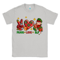 Moon Dust Peace Love Elf Christmas Classic Tee - BundleAndBundleShop